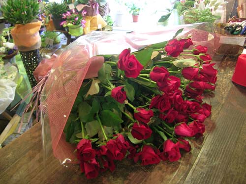 花 花屋 花束 アレンジメント カサブランカ