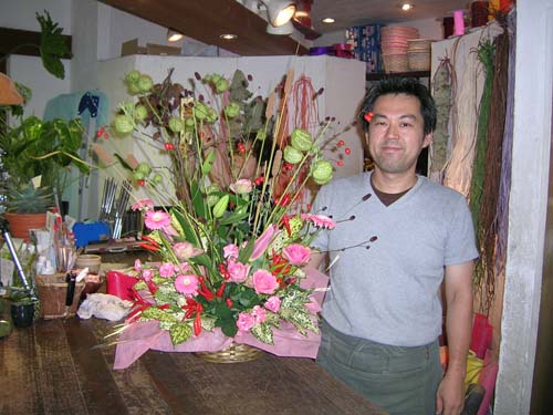 花 花屋 花束 アレンジメント カサブランカ