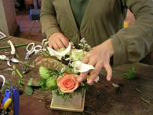 花 花屋 花束 アレンジメント カサブランカ