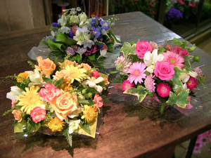 花 花屋 花束 アレンジメント カサブランカ